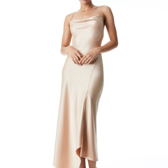 Alice + Olivia Harmony Drapey Dress NWT SIZE 0 - Picture 1 of 12